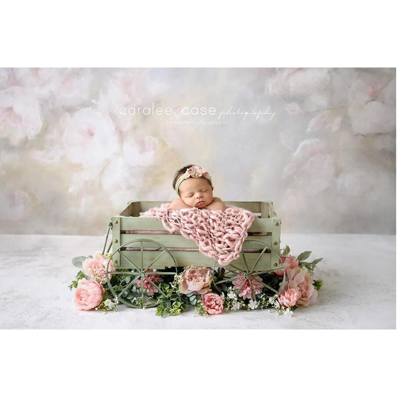 Avezano Hand Painted Flowers Photography Backdrop-AVEZANO